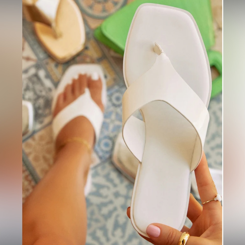Slip-on Thong Sandals (NWOT)